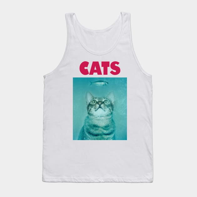 Cats Tank Top by Dellan